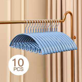 Sweet Home Multifunctional Wavy Hooks Hanger - Starfish Blue