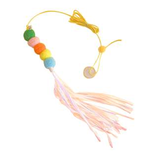 Jin Duo Le Elastic String Cat Teaser - Caterpillar Tassel