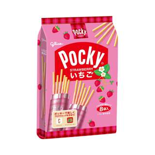 Glico Pocky Strawberry Family Size