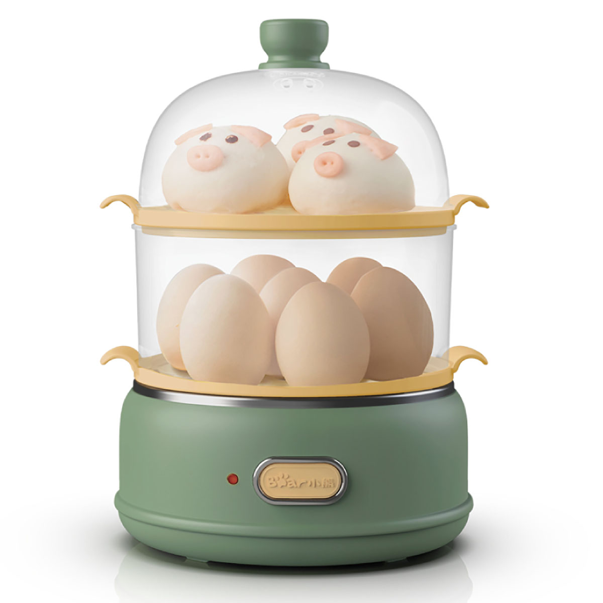 Bear Food steamer Multifunction 2 Tier Steamer (ZDQB14E8) NTUC FairPrice