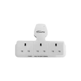 PowerPac 3 Way Extension Wall Socket (PP277)