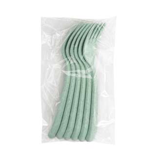 BEST Choice Green Wheat Straw Small Fork Set