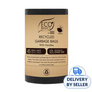 White Magic Eco Basics Recycled Garbage Bin Bags 12L