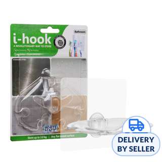 White Magic i-hook Bathroom Store Up To 3Kg Nano Suction
