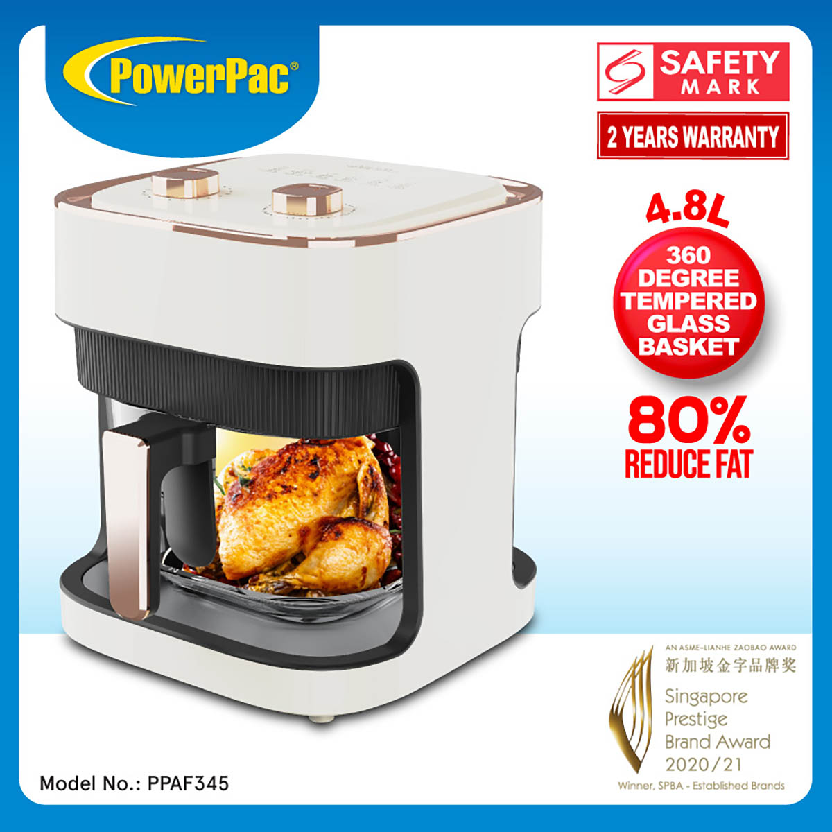 【保証付】BRUNO Glass Air Fryer Ivory BRUNO Glass Air Fryer - Ivory – Cote Maison Asia