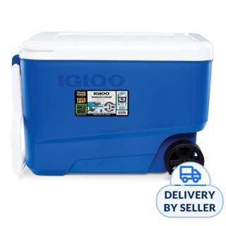 IGLOO Ice Cooler Box Wheelie Cool 38 Quarts (36 Ltr) - Roller