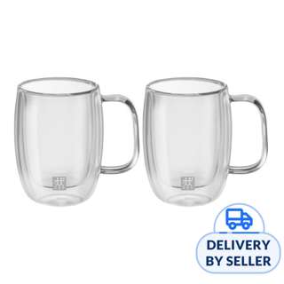 ZWILLING SORRENTO PLUS 2pcs DBL Espresso w/handle set- 0.13L