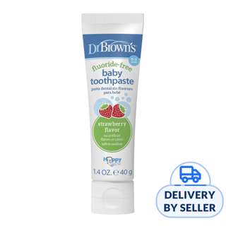 Dr. Brown's Fluoride-Free Baby Toothpaste - Strawberry