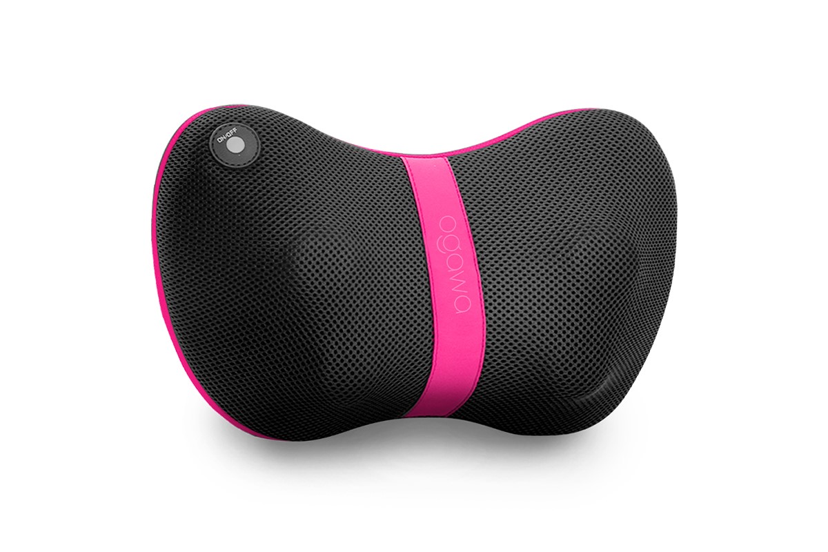 OGAWA Shiatsu Lite Multipurpose Massage Pillow Flamingo Pink