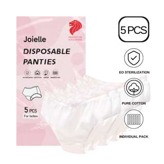 Joielle Premium Disposable Cotton Panties - M