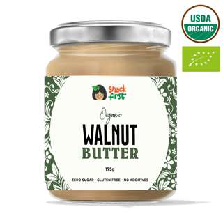 SnackFirst Organic Walnut Butter - Zero Sugar Plant Based