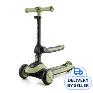KINDERKRAFT Halley Balance Bike & Scooter - Green