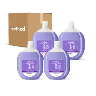 Method [Carton] Gel Hand Wash - Fresh Lavender 1L x 4