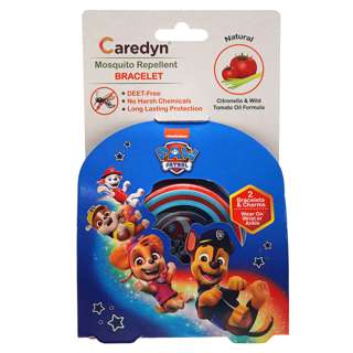 CAREDYN Mosquito Repellent Bracelets with Charms - Paw Patrol