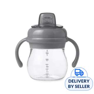 OXO Tot Grow Soft Spout Cup with Removable Handles - Grey