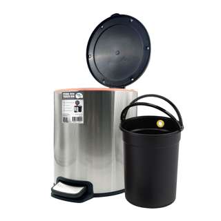 Steve & Leif Pedal Trash Bin / Dustbin 8L (Stainless Steel)