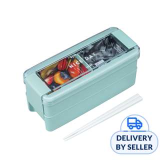 Lustroware Easy Care Lunch Box 680ml-Pastel Green