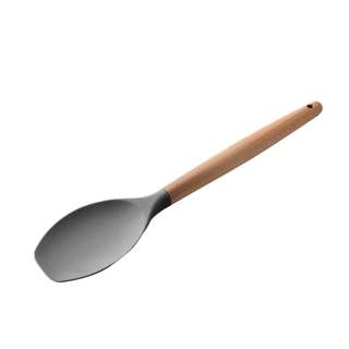BEST Choice Wooden Handles Silicone Spoontula