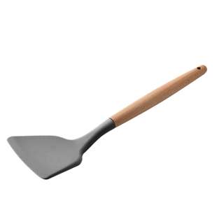 BEST Choice Wooden Handles Silicone Spatula