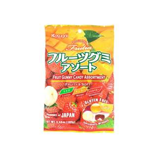 Kasugai Fruit Gummy Candy Assortment