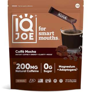 IQBar IQJoe Enhanced Instant Coffee - Caffe Mocha