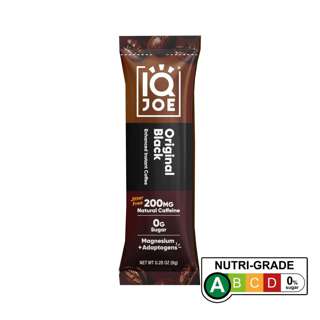 IQBar IQJoe Enhanced Instant Coffee Original Black