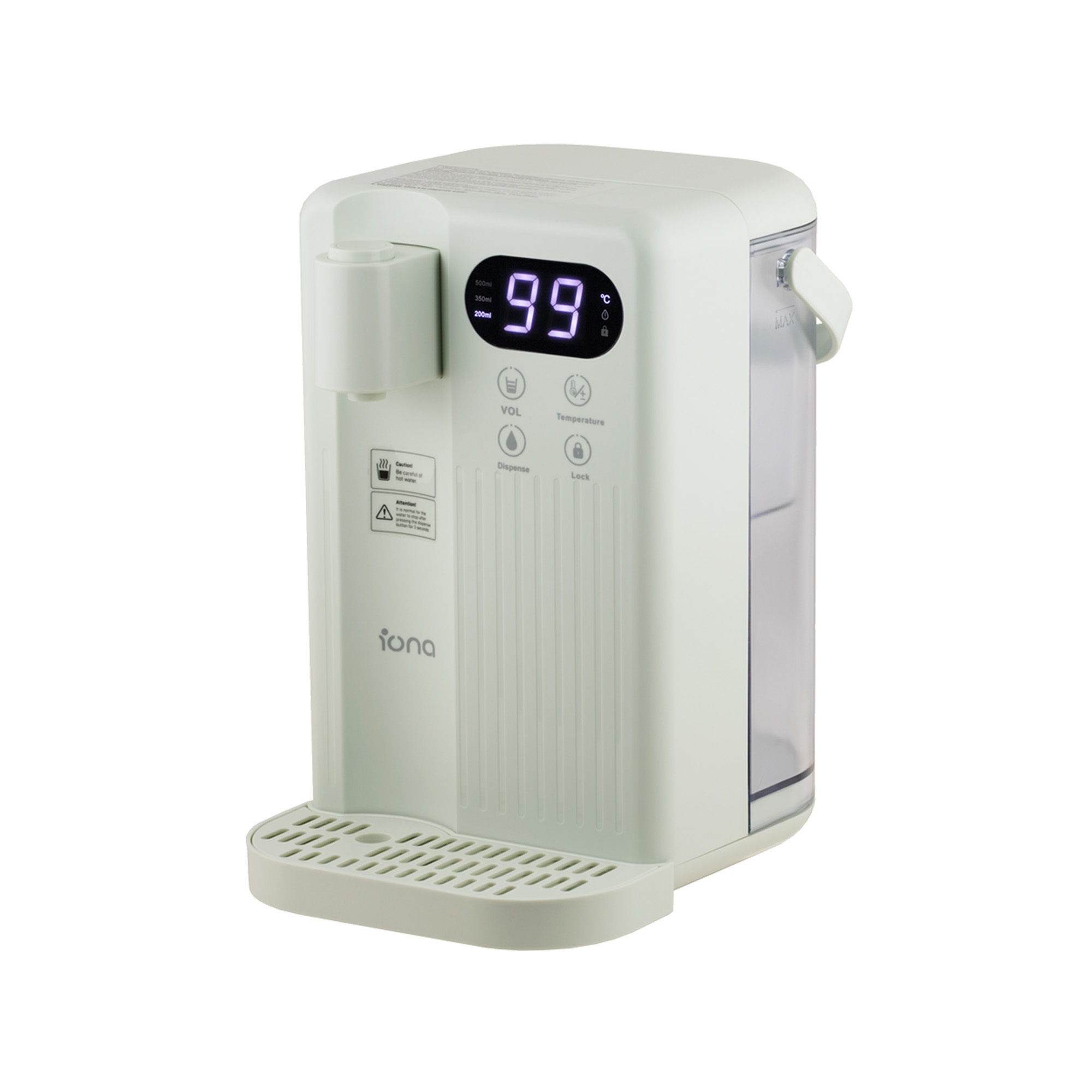 novita Instant Hot Water Dispenser W10 Mystic Black NTUC FairPrice