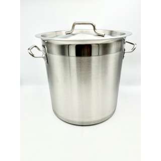Sunnex Stainless Steel Stock Pot 25Cm / 12L (Thick Bottom)