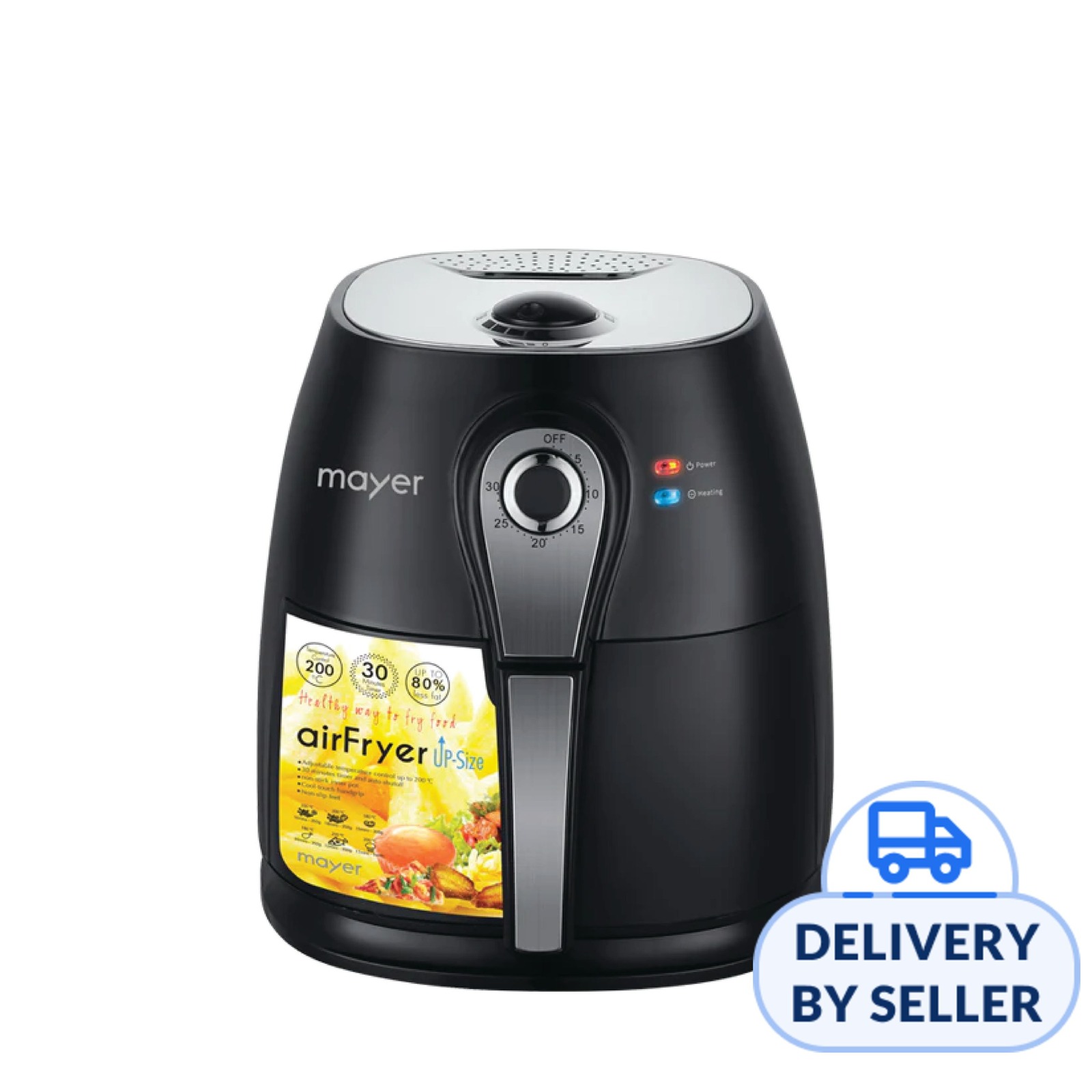 Mayer 3.5L Air Fryer MMAF88 Black NTUC FairPrice