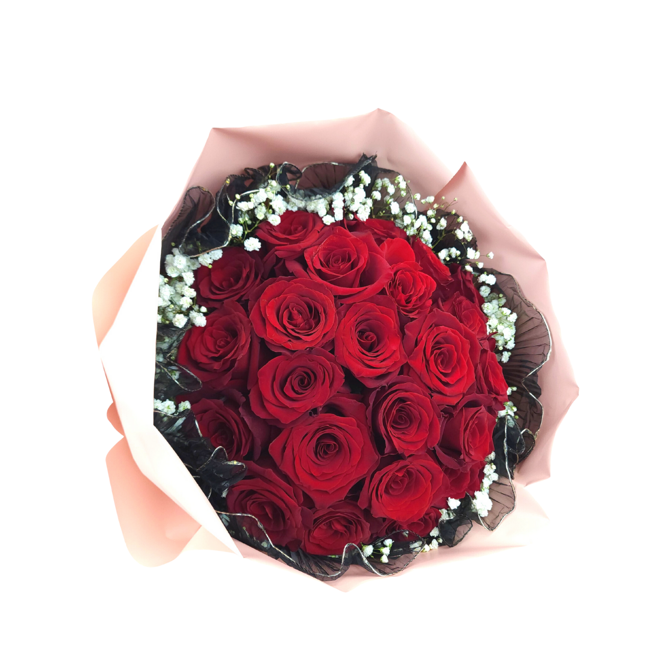 JM Flower Everlasting Love Bouquet (24 Premium Ecuador Roses)