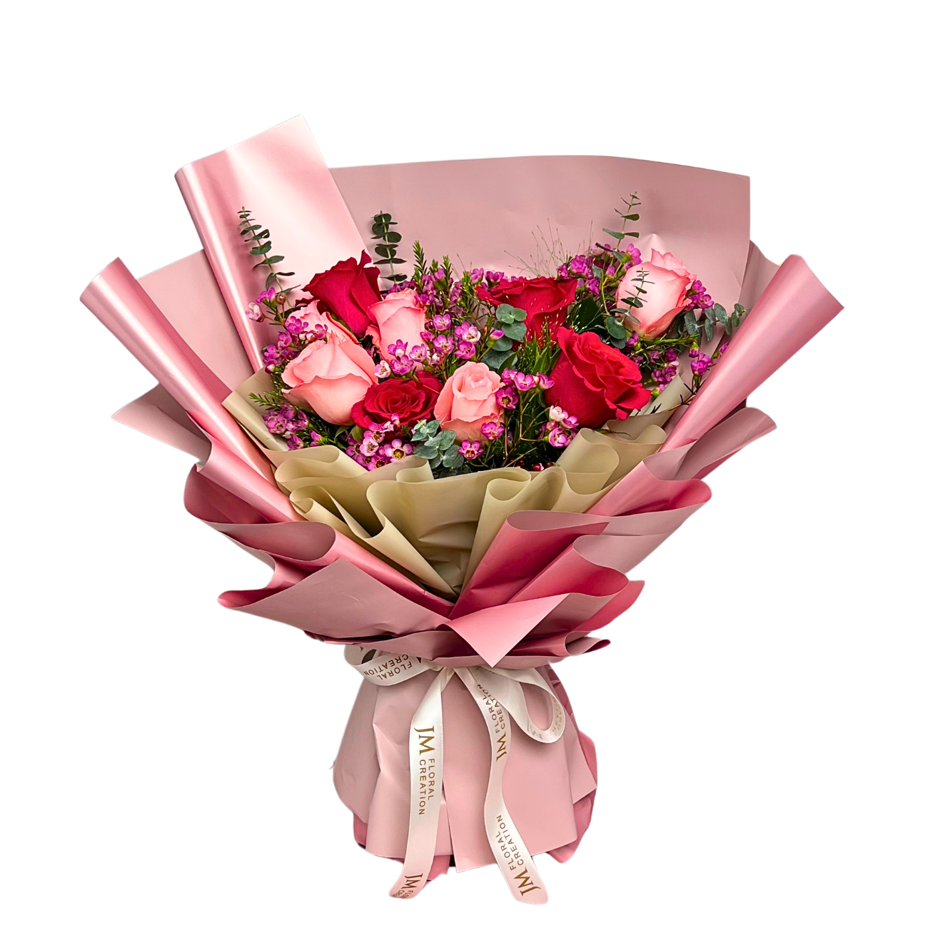 JM Flower Sweet Passion Bouquet (9 Roses)