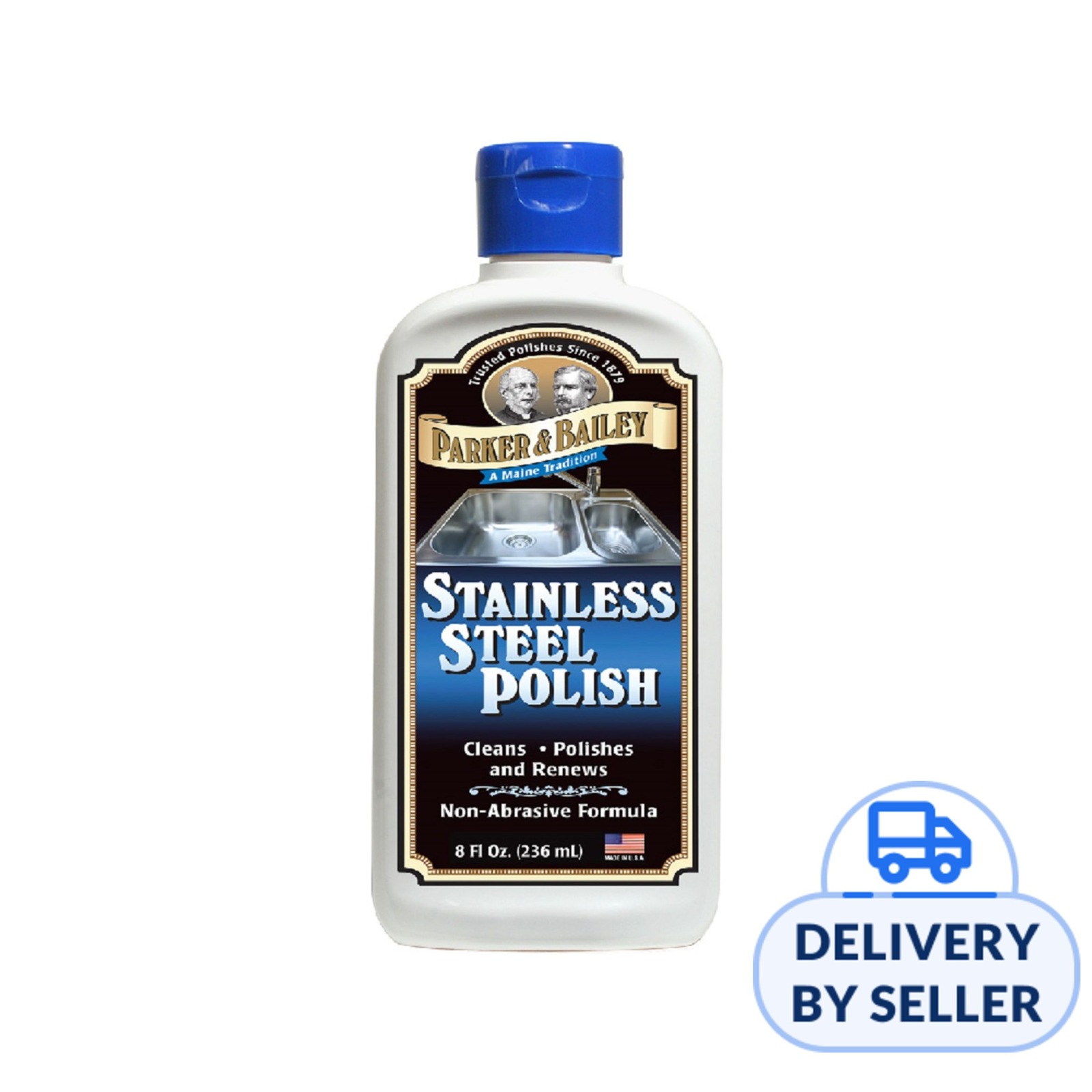 Parker & Bailey Stainless Steel Polish Cleans Polishes Renews NTUC