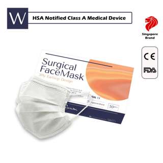 Wistech White Surgical Mask