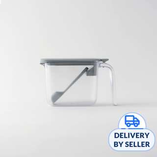 Marna Good Lock Salt/Sugar Container - Grey Marna Good Lock Salt/Sugar Container - Grey