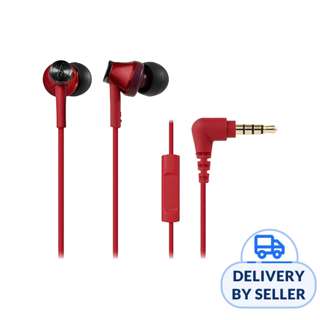 Audio-Technica ATH-CK350iS Earphones - Red