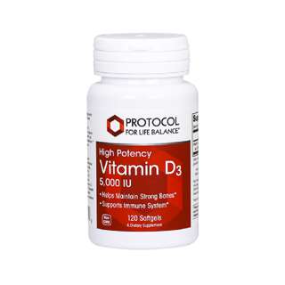 Protocol for Life Balance Vitamin D3, High Potency, 5,000 IU