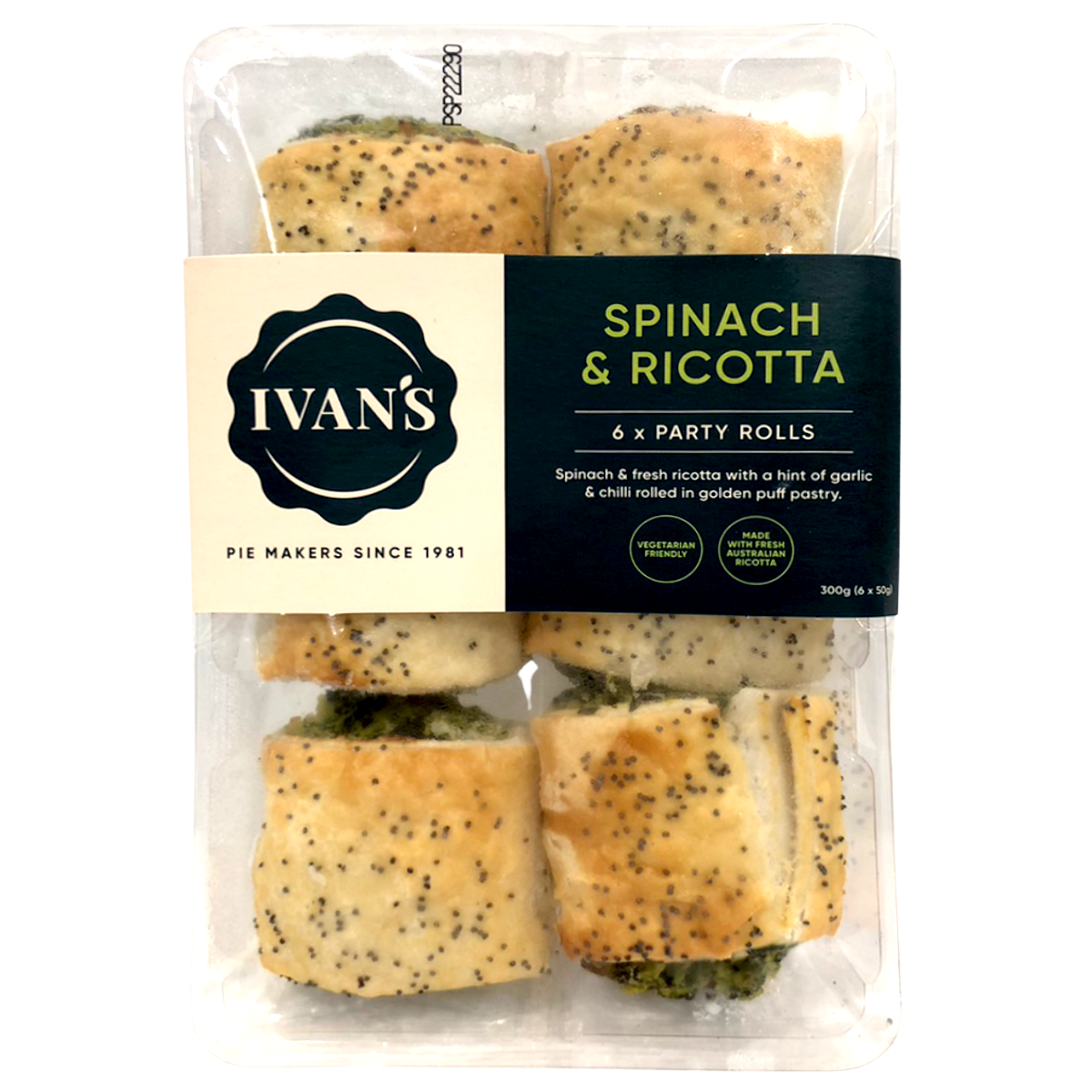 Ivan's Party Spinach and Ricotta Rolls
