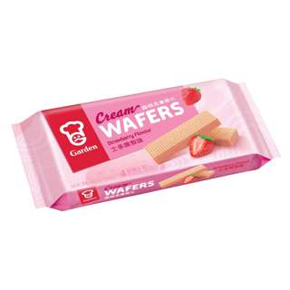 Garden Cream Wafers - Strawberry