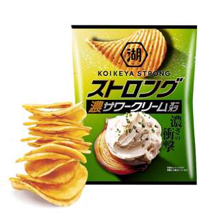 Koikeya Pure Japanese Potato Chips - Sour Cream Onion Flavor Koikeya Pure Japanese Potato Chips - Sour Cream Onion Flavor