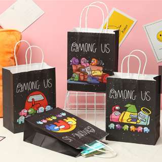Ez Birthday party goodie paper gift bag 12pcs -  Alien