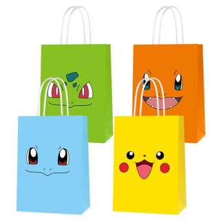 Ez Birthday party goodie paper gift bag 8pcs - Cartoon face Ez Birthday party goodie paper gift bag 8pcs - Cartoon face