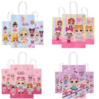 Ez Birthday party goodie paper gift bag 8pcs - Doll