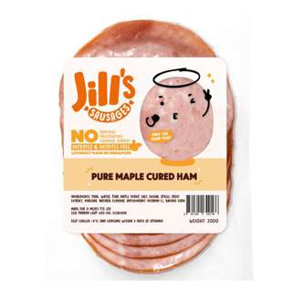 Jill's Sausages Pure Maple Cured Ham (Nitrite Free)