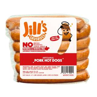 Jill's Sausages Artisanal Pork Hot Dogs (Nitrite Free)