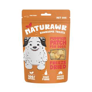 Naturawr Pumpkin Patch Freeze Dried Dog Food Treats
