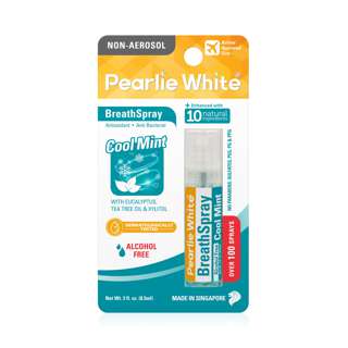 Pearlie White Breathspray Alcohol Free CoolMint