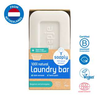 Soaply Laundry Bar Stain Remover Bergamot and Lemongrass