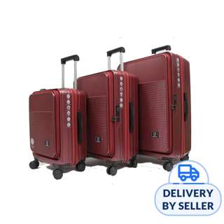 20+24+28in Cabriolet PC Expandable Anti-theft Luggage - Red 20+24+28in Cabriolet PC Expandable Anti-theft Luggage - Red