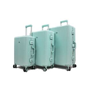 20+24+28in PC Aluminium Frame Luggage - Aquamarine