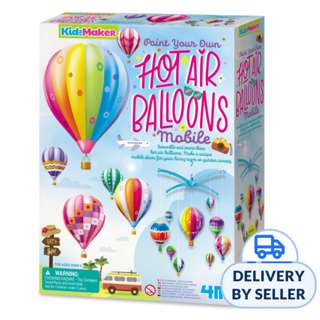 4M Paint Your Own Hot Air Balloon Mobile